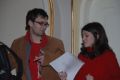 Premiul I poezie - Miruna Voican si Razvan Tupa (membru Juriu)